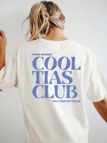 Camiseta del Club de las Tías Geniales, Camiseta Divertida de Tía, Camiseta de Tía Mexicana, Camiseta Latina, Regalo para Tías, Top de Cuello Redondo, Lavable a Máquina, Corte Regular, Ropa de Estilo Urbano, Tela de Elasticidad Media para Primavera y Verano - Ropa de Moda para Mujer, Idea de Regalo Perfecta. Ropa de Mujer a la Moda, Tops Coloridos, Tops Vintage de Verano para Mujer, Ropa Y2k, Ropa de Verano para Mujer, Conjuntos de Primavera para Mujer. camisetas bonitas para mujer - Estilo - Ver 7