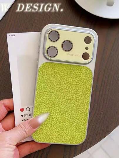 Ốp lưng điện thoại giả da cá sấu cao cấp với cửa sổ lớn, tương thích với iPhone 17 Pro Max, 17 Pro, 17, 16 Pro Max, 16 Pro, 15 Pro Max, 15 Pro, 13 Pro Max, 14 Pro, 16, 15, 14, 13, bảo vệ ống kính, chống rơi vỡ.