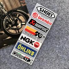 AD Pegatinas impermeables, protectoras solares y reflectantes para automóviles, pegatinas de patrocinio para motocicletas, pegatinas para cascos, decoración de motocicletas y vehículos eléctricos, reparación de arañazos - Multicolor - Ver 18