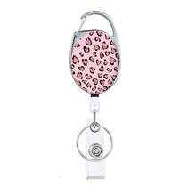 1pc Cute Pink Cherry ID Badge Clip, Single-Sided Oval Nurse Badge Reel Retractable, Sweet Versatile Badge Holder, Durable Name Tag Clip Keychain For Nurses, Men, Women, Staff, Medical, Teachers, Social Workers, Medical Assistants, Nurse's Day, Teacher's Day Gift - Sweet Style - View 18