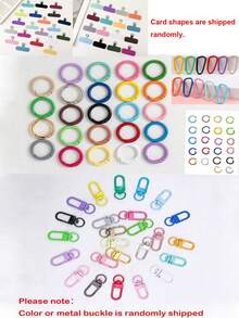 OBOVAY 1条可调节编织挂绳，斜挎手机挂绳，耐用防丢手机挂绳，适合户外旅行，可用于生日、节日等场合，男女通用。 - 彩色 - 查看 9