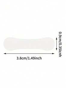Cinta facial invisible de silicona, sin aroma, portátil, contorno en V, transpirable para maquillaje de rol y glamour diario - Multicolor - View 8