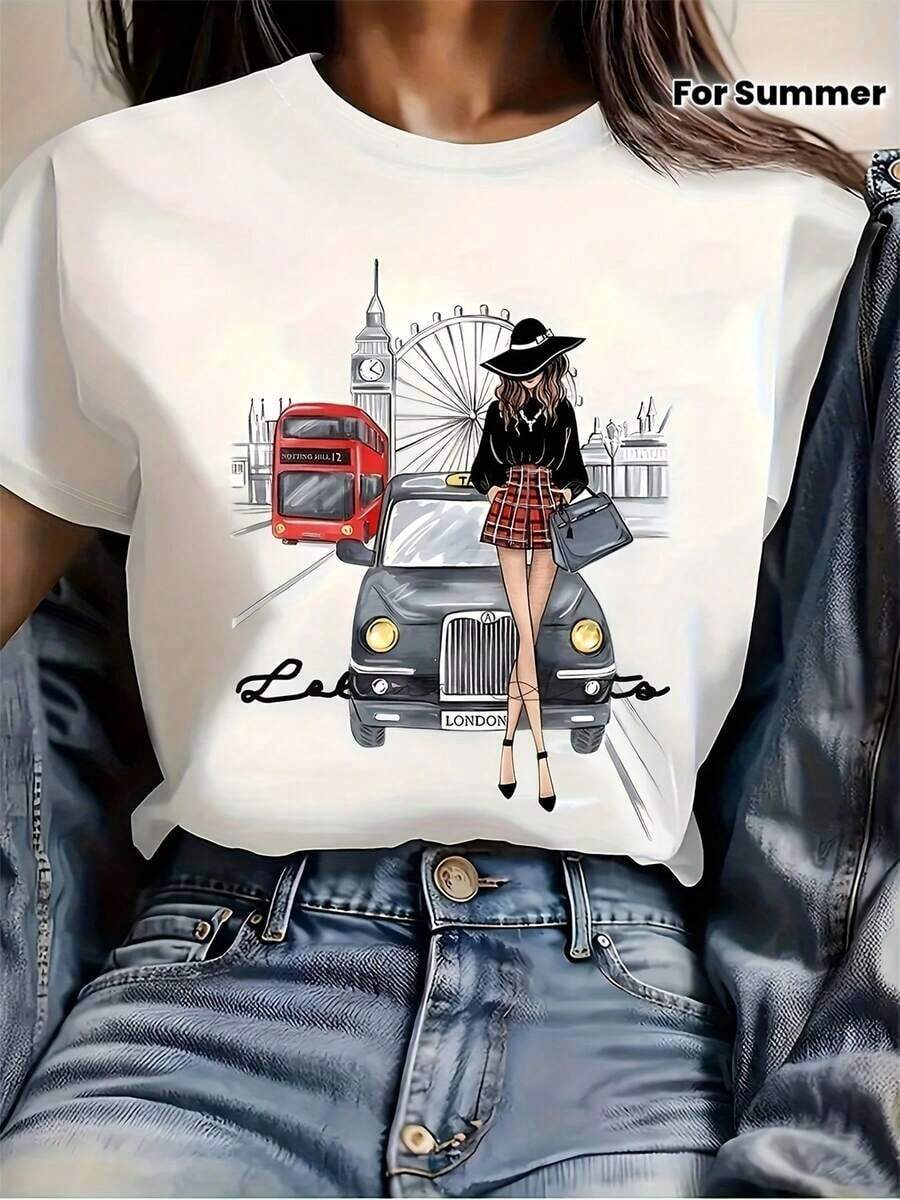 Women T-Shirts - White - View 1