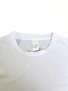 Estampado de gato, corte regular, estilo casual, top moderno lavable a máquina, tela cómoda,  de fin de semana, material ligero, imprescindible para los entusiastas del estilo urbano, camiseta de algodón para uso diario, cómoda y agradable para la piel. - Blanco - Ver 6