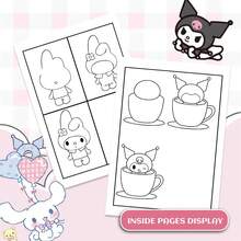 SANRIO 如何画三丽鸥：一本专为成人和青少年设计的三丽鸥涂色书，收录了人气角色和童话场景的线条画。涂色简单易上手，有助于缓解压力，带来治愈的体验，是放松身心、沉浸于童话世界的绝佳选择。 - 填色本 - 查看 2