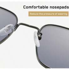1 Pair Fashion New Metal Spring Punk Style Oversized Fashion Glasses, Suitable For Outdoor Travel And Beach For Men And Women - Multicolor - View 5