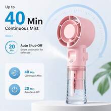 New Handheld Mist Fan, USB Rechargeable Portable Water Spray Fan For Students And Outdoor Use - Handheld - View 4