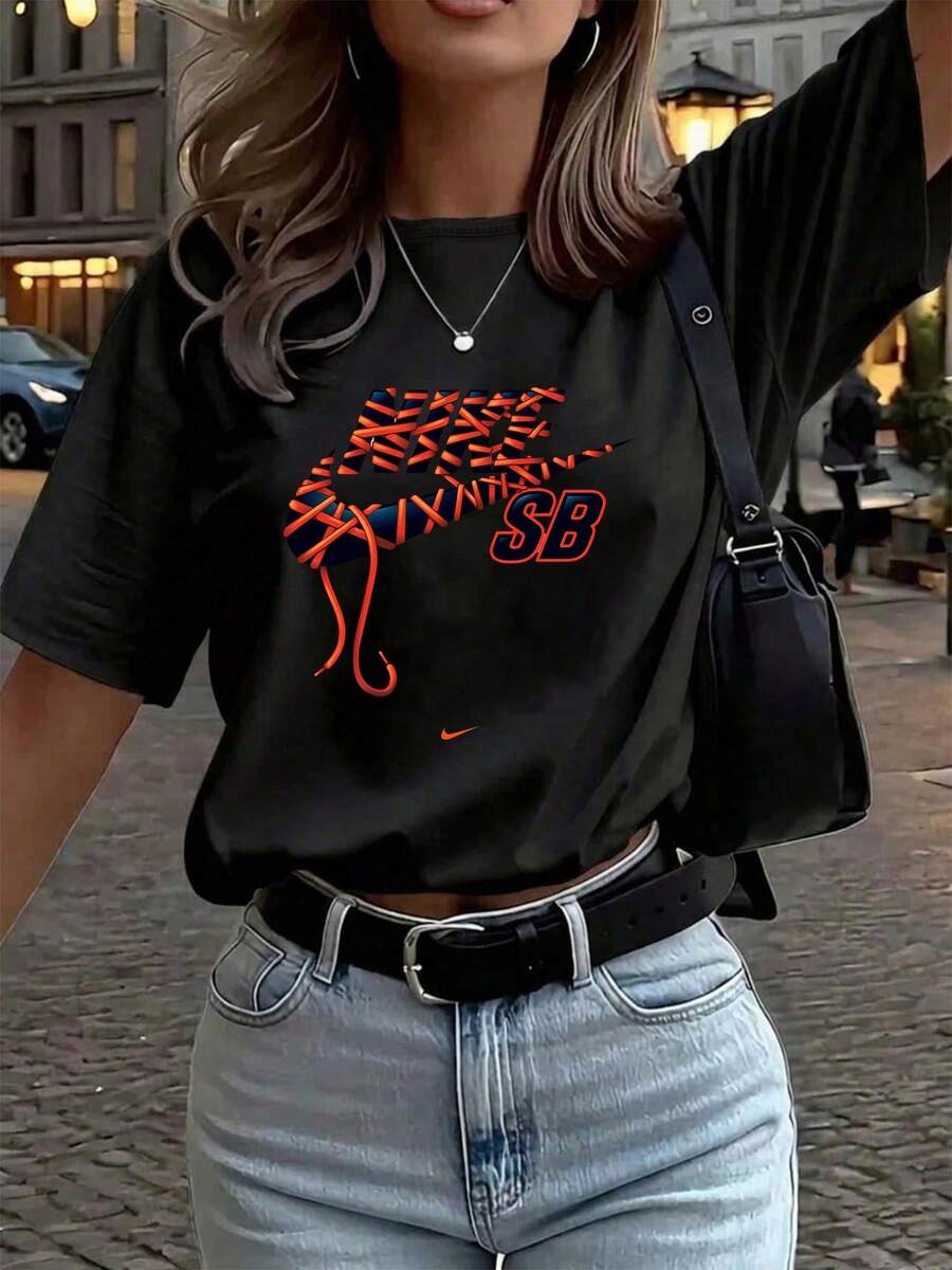 Women T-Shirts - Black - View 1