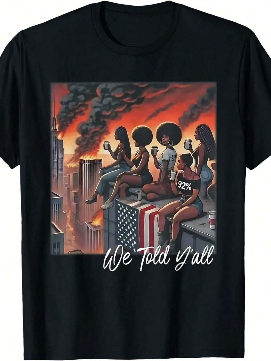 Women T-Shirts - Black - View 1
