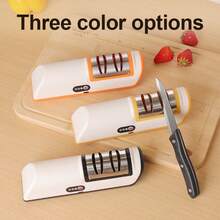 FollowBreak 1pc Electric Knife Sharpener With 2 Adjustable Intensity Levels, Professional Sharpening Tool For Straight Blade And Ceramic Knives In The Kitchen - Multicolor - View 5