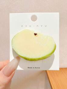 2/4pcs/Set Cute Fruit Hair Clips, Summer Vibe Side Clips - Suitable For Girls And Women, Transparent Glossy Texture + Realistic Fruit Pulp Texture, Applicable For Daily, School, Commute, Travel, Photo Shoot, Beach Vacation, Summer Fun Accessory, Random Color,Bobby Pin,Hair Claws - Multicolor - View 7