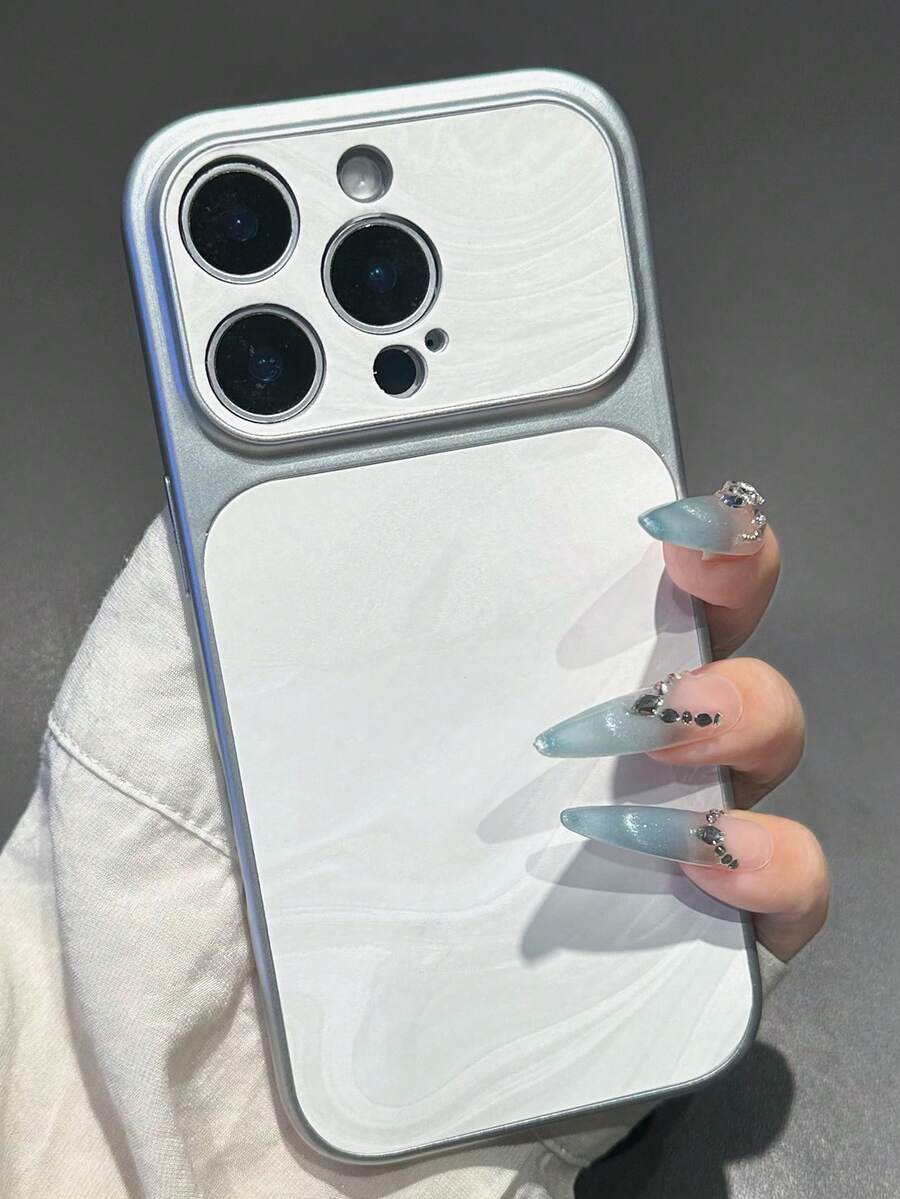 Funda de teléfono con patrón ondulado de moda y linda con protección de cámara compatible con iPhone 17 Pro Max, 17 Pro, 17, 16 Pro Max, 16 Pro, 16, 15 Pro Max, 15 Pro, 14 Pro Max, 14 Pro, modelos 13, protección de lente anti-caída, cubierta trasera