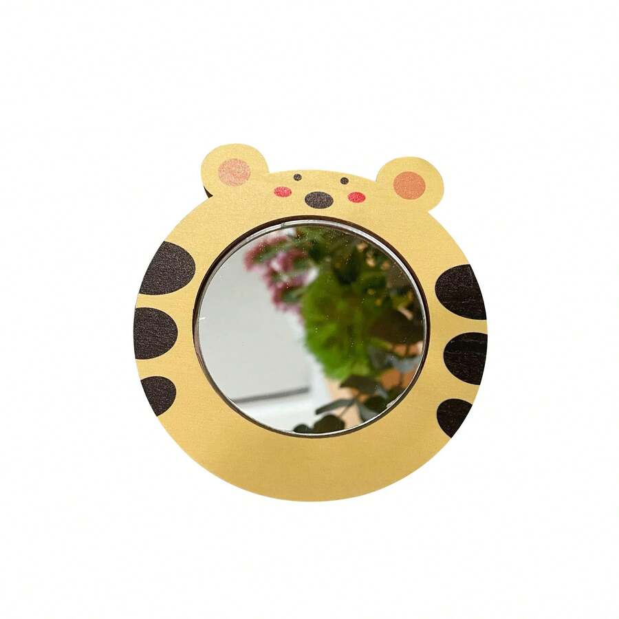 Tablero de madera ocupado, accesorios DIY, juguetes, lámparas, timbre, material didáctico Montessori, capacidad práctica, juegos educativos para niños, regalos2026 XJ4O - Espejo Tigre - Ver 1
