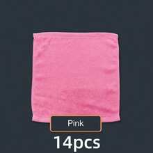 7/14 Pcs Microfiber Travel Makeup Towels, 9.84*9.84 Inch Reusable Makeup Remover Face Skin Cleaning Soft Absorbent Cloth For Women, Spa, Facial, Wedding, Holiday, Bulk Gift - Multicolor - View 9