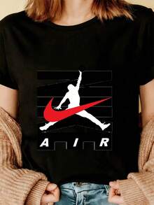 Women T-Shirts - Black - View 3