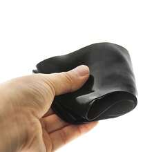 1 chiếc khăn quấn cổ bằng silicon và áo choàng cắt tóc màu đen có thể tái sử dụng, thiết kế chống rụng tóc, thích hợp cho việc nhuộm, uốn, cắt tóc, tạo kiểu và gội đầu. - A - Xem 8