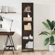 Librería vidaXL Roble Marrón 40x35x170,5 cm Contrachapado - Marrón - Ver 3
