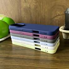 純皇家藍 TPU 混合液態矽膠手機殼 - 防黃變且柔軟保護，適用於防震 - 寶藍色 - 查看 7
