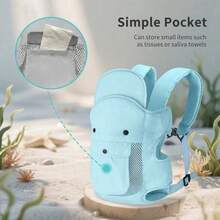 Baby Carrier For Newborns From Birth, Multifunctional On The Go, For Babies From 0 To 36 Months, Toddlers Up To 15 Kg - Blue - View 4