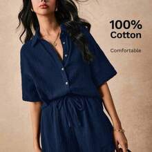 Women Blouses & Shirts - 海軍藍 - 查看 1