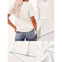 Dam-T-shirts - Vitt - Visa 5