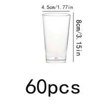 100/50/30/20/10个/套 高透明加厚材质 120ml 甜点杯，适用于提拉米苏、奶油冻、布丁、酸奶杯等甜点，适用于商业烘焙店、家庭甜点吧、下午茶聚会，优雅透明设计，适合分层甜点，食品接触材料，多种尺寸可选，满足不同场景需求，是制作甜点的理想容器。 - 無色 - 查看 16