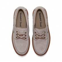 Women's Timberland Stone Street Platform Boat Shoe Light Purple Suede (TB0A2GVF AJG) - Purple - View 6
