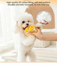 1 buah Boneka Kunyah Anjing/Kucing Tali Plush, Boneka Hewan Peliharaan Interaktif yang Tahan Lama dan Berbunyi - MultiWarna - View 9