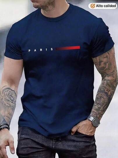 verano Cuello redondo playeras de hombre gym Ocio vacaciones  alta calidad camisas para hombre Estampados de moda  Y2K ropa de hombre sudadera para  festival  conjuntos de hombre regalos para hombre  México local