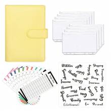 Bộ quà tặng quản lý tài chính - 1 bìa + 12 túi đựng tiền mặt hàng tháng cỡ A6, phong bì đựng hóa đơn, biên lai, bộ quà tặng quản lý tài chính hàng tháng - 1 bìa + 12 túi đựng tiền hàng tháng, thích hợp cho mùa tựu trường. - Nhiều kiểu dáng - Xem 7