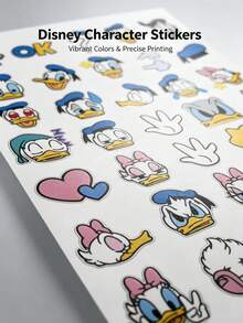 Disney 经典唐老鸭乙烯基贴纸，可爱卡通人物贴花，防水自粘贴纸，非常适合用于笔记本电脑、水瓶、手机壳、滑板、行李箱、日记本和DIY装饰。 - 不乾膠貼紙 - 查看 2