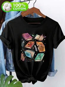 Women T-Shirts - Black - View 7