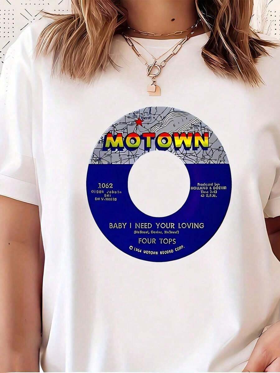 1 Vintage T-Shirt Featuring Teena Marie's "It Must Be Magic" Album Cover - 80s R&B Music Merchandise With Teena Marie Portrait And Song Titles, Retro Soft Texture Print T-Shirt, Unisex Short Sleeve Crew Neck T-Shirt For Men And Women, Comfortable Casual Wear For Adult Fans, 180g 100% Cotton, Designs Are Printed. Unisex. - 白色 - 查看 1