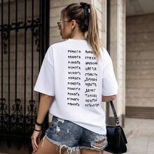 Nueva Colección Verano 2026: Camiseta Unisex Estilo Hip-Hop Americano Urbano Oscuro, Marca de Nicho con Personalidad y , Comercio Exterior - Blanco - Ver 2