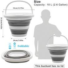1pc Folding Bucket ,Water Scoop, Portable Collapsible Laundry Bucket, Space-Saving Foldable Water Bucket, Lightweight & Durable, Multifunctional For Fishing, Camping, Gardening, Car Washing, Travel, Home Cleaning & Bathroom Storage - Multicolor - View 15