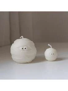 1 khuôn silicon hình dơi bị thương và bí ngô chủ đề Halloween tự làm - Dơi bí ngô bị thương - Xem 6