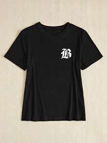 Free Shipping, Local Delivery In Mexico, Delivery In 4 Days. Women's Fitted Short-Sleeve Casual T-Shirt, Printed Blouses For Women's Clothing. - 2 - 查看 2