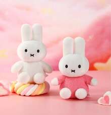 MIFFY MIFFY 彩色毛絨鑰匙圈吊飾，官方收藏款掛飾娃娃，可愛迷你吊飾飾品，生日節日女孩兒童禮物，閨蜜背包配件 - 彩色 - 查看 11