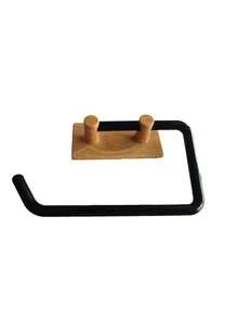 1/2 chiếc giá đựng giấy vệ sinh treo tường kiểu hiện đại, vân gỗ, không cần khoan, tự dính, thích hợp cho nhà bếp/phòng tắm, có thể đựng giấy vệ sinh, màng bọc thực phẩm, làm bằng nhựa vân gỗ chắc chắn. - Nhiều màu - Xem 13