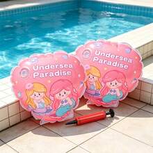 Happy wind Swim Children's Double Arm Ring Set (2pcs), PVC Double Chamber Inflatable Swimming Armbands, Water Wing Pool Arm Rings, Toddler Beginner Boys & Girls Swimming Training Aid Equipment - Multicolor - View 19