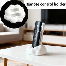 1 pieza Caja de almacenamiento en forma de nube para control remoto, soporte para control remoto, adecuado para control remoto de TV/AC, decoración de escritorio, decoración de sala de estar - Multicolor - Ver 4