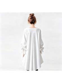 Women Blouses & Shirts - 白色 - 查看 5