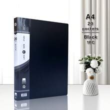 A4 PP File Folder 10-100 Pages, 1/5 Pcs, Portable Document Storage Folder, Multi-Color Lightweight File Folder, Office & Student Use - Single Piece - View 49