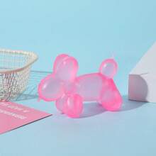 Solid Color Balloon Dog Maltose Candy Soft Squeeze Toy, Slow Rebound Soft Rubber Stress Relief Squeeze Decor, Anxiety Relief Daily Relaxation - Multicolor - View 3
