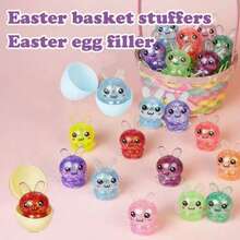 (4Pack)New Glitter Crystal Duck Shaped Squeeze And Release Toys, Slow Rebound Release Toys, Casual Holiday Gifts, High Aesthetic Dopamine Colors- Soft And Slow Back,Sticky Stress Relief Toy,Cute Stuff,Travel Portable Fidget Squeeze Toys,Squishy,Perfect For All Ages Austism,Ideal Holiday Gifts,Fun Cute Gift,Birthday Gifts,Easter Gifts,Halloween Gifts,Christmas Gifts,Christmas Stocking Fillers,Party Bag Fillers( Random Color) - 4Pack Glitter Rabbit - 查看 6