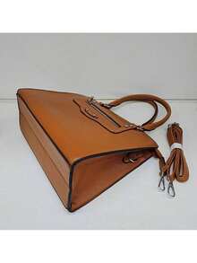 Bolsa Feminina Transversal e Ombro Elegante Trabalho - Azul - Visão 6