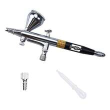 SL180 Professional Dual-Action Airbrush With 0.3mm Nozzle - Ideal For Nail Art, Tattoos, Cake Decorating And Toy Model Painting - Black - View 7
