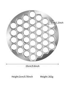 Brodark 1pc 37-Hole Aluminum Honeycomb Dumpling Mold - DIY Italian Dumpling/Wonton Maker, Easy Homemade Delicacy - View 3