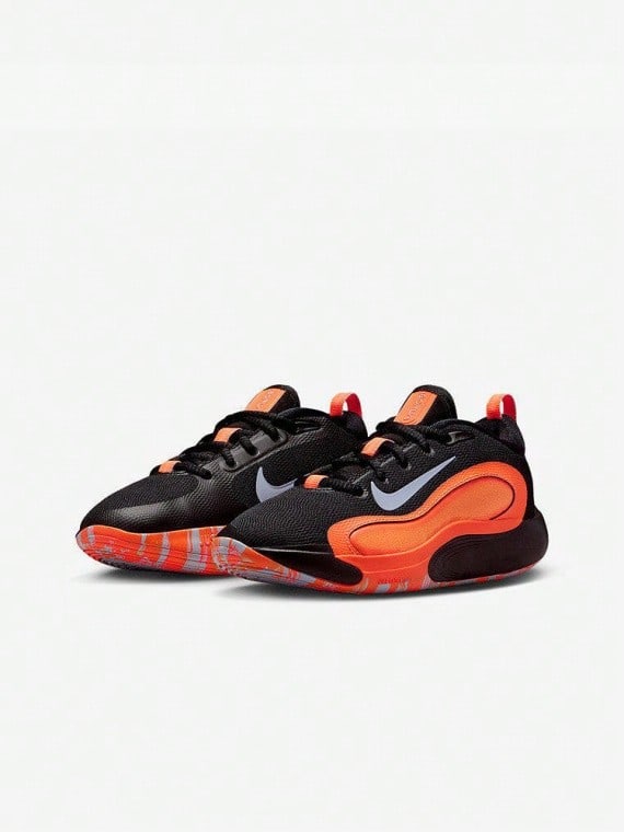 Nike 女款 ISOFLY 休闲篮球鞋 FN4384-009 - 黑橙色 - 查看 1