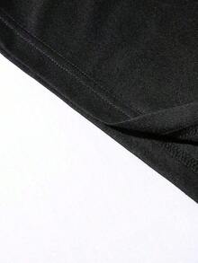 Manfinity T-Shirt With Slogan And Figure Print - Black - View 5